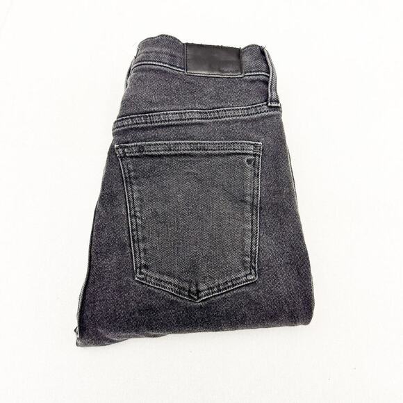 Madewell 10" High-Rise Skinny Denim Jeans Vintage Charcoal Wash Size 31 - Picture 1 of 9